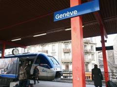 スイス Genève-Cornavin駅 9:29