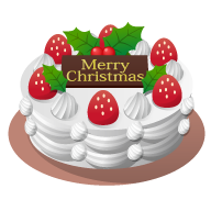 クリスマスケーキイラスト無料素材 クリスマス無料素材 フリー素材 イラスト テンプレート