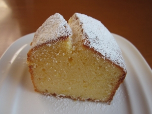 レモンのパウンドケーキ。